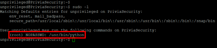 Sudo ile Privilege Escalation