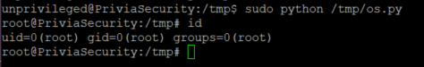 Sudo ile Privilege Escalation